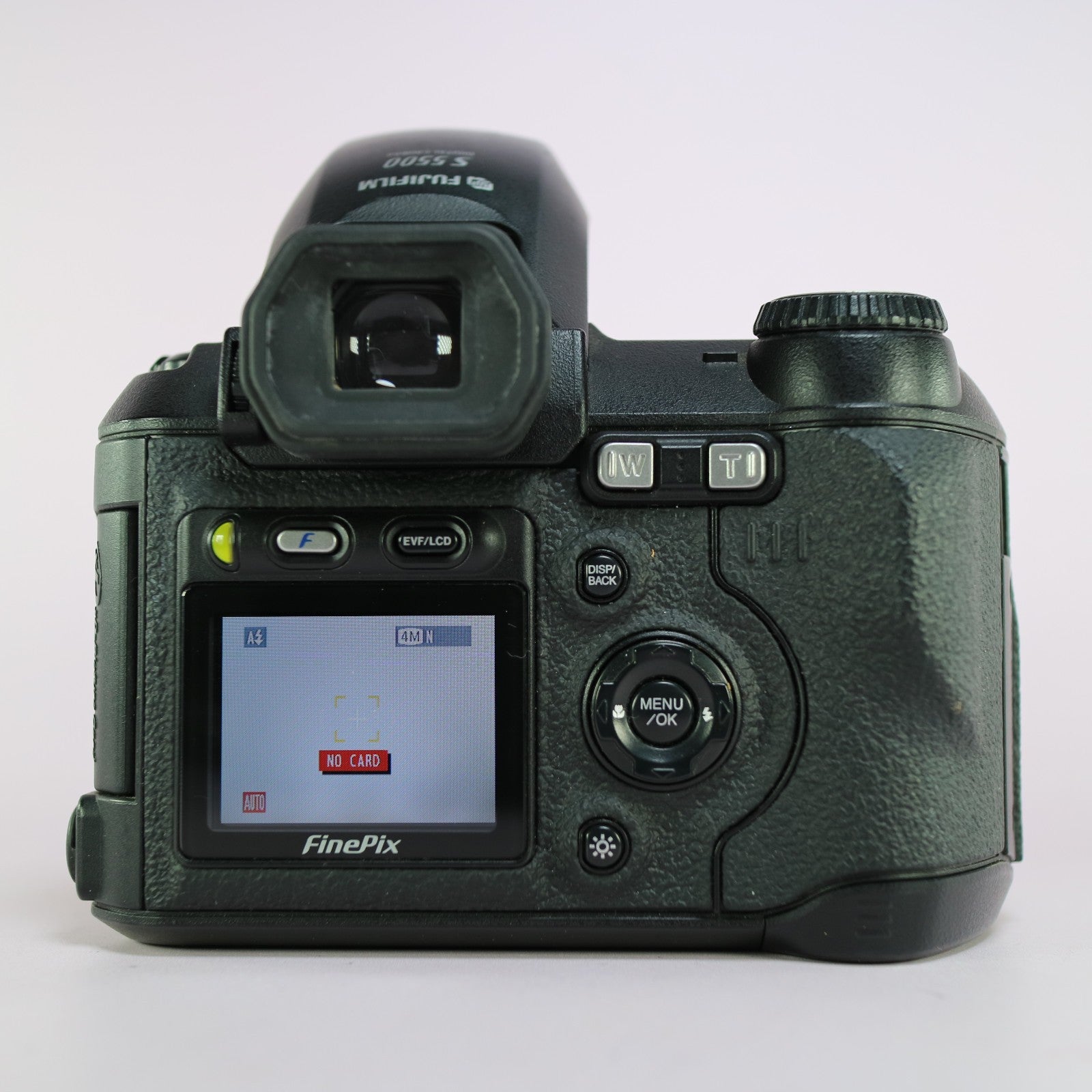 Fujifilm FinePix S5500 5.1MP Digital Bridge Camera Black Tested 10x Zoom