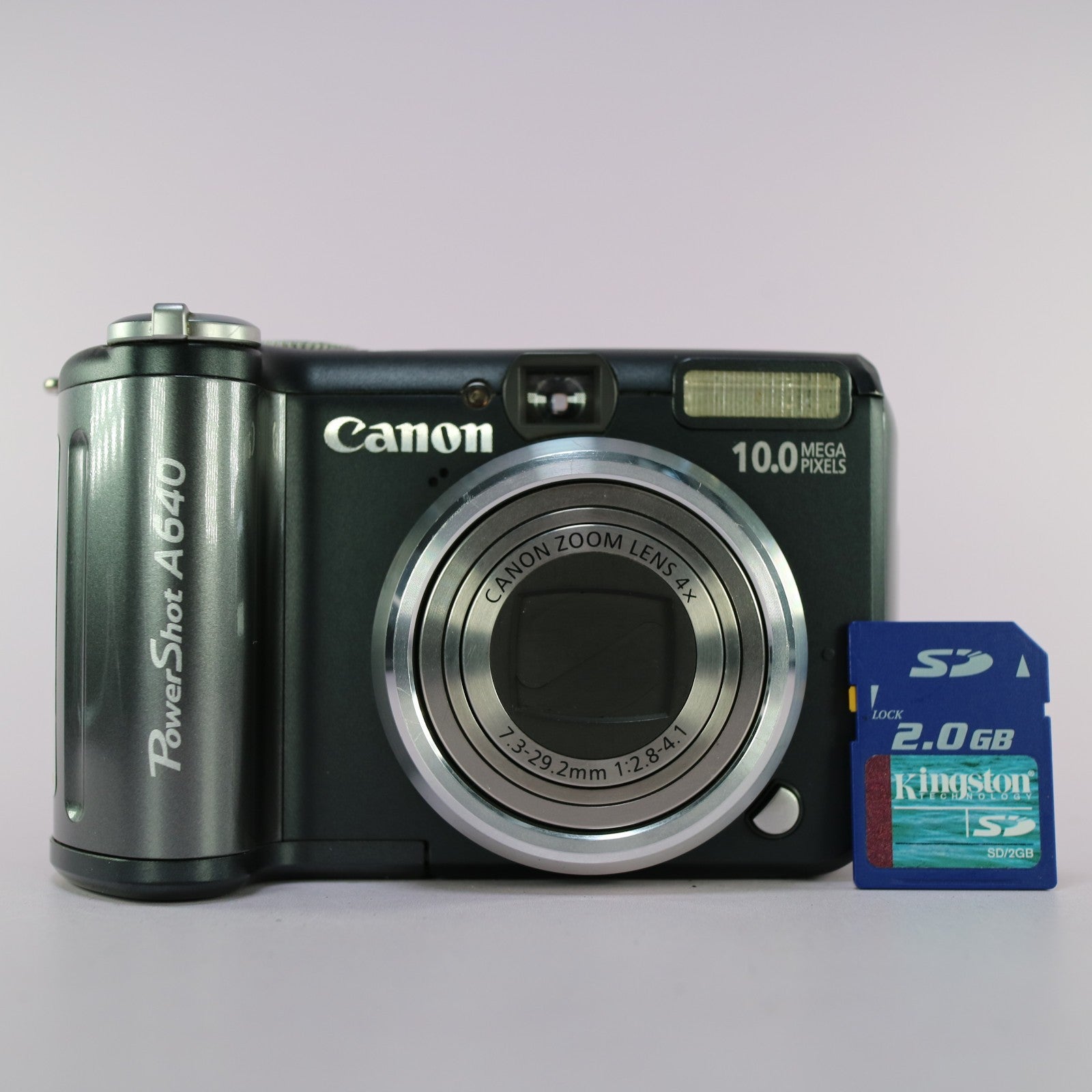 Canon Digital Camera PowerShot A640 10.0MP Flip Screen Black Tested