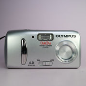 Olympus Camedia C-170 4.0MP Compact Digital Camera Silver Tested