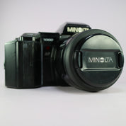 Minolta 7000 AF 35mm Film SLR Camera Black w/ AF Macro 50mm f/2.8 Lens Tested