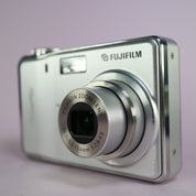 Fujifilm Digital Camera FinePix F460 5.1MP Silver Tested Full Set