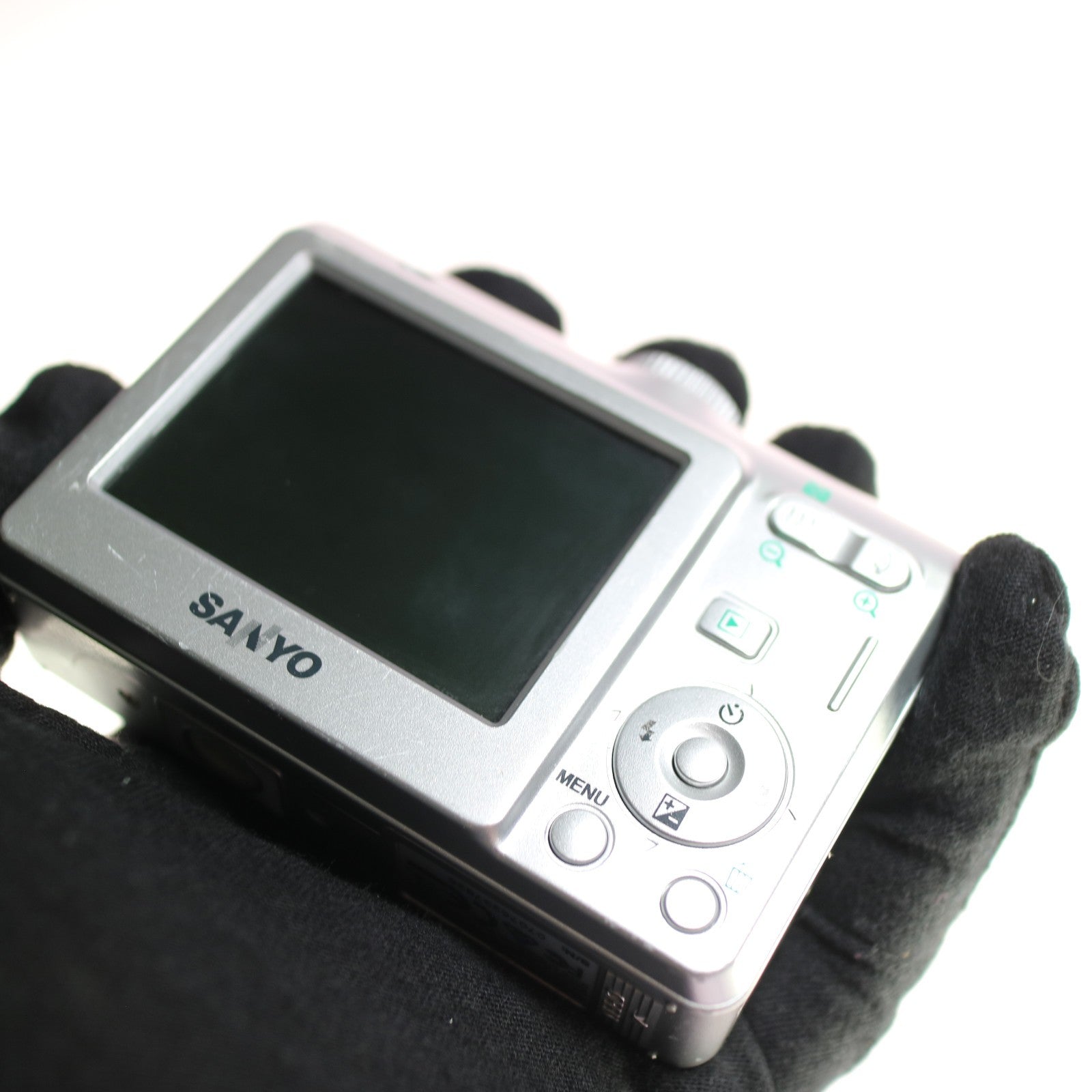 Sanyo VPC-S500 5.0MP Compact Digital Camera Silver Tested