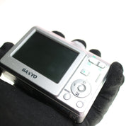 Sanyo VPC-S500 5.0MP Compact Digital Camera Silver Tested