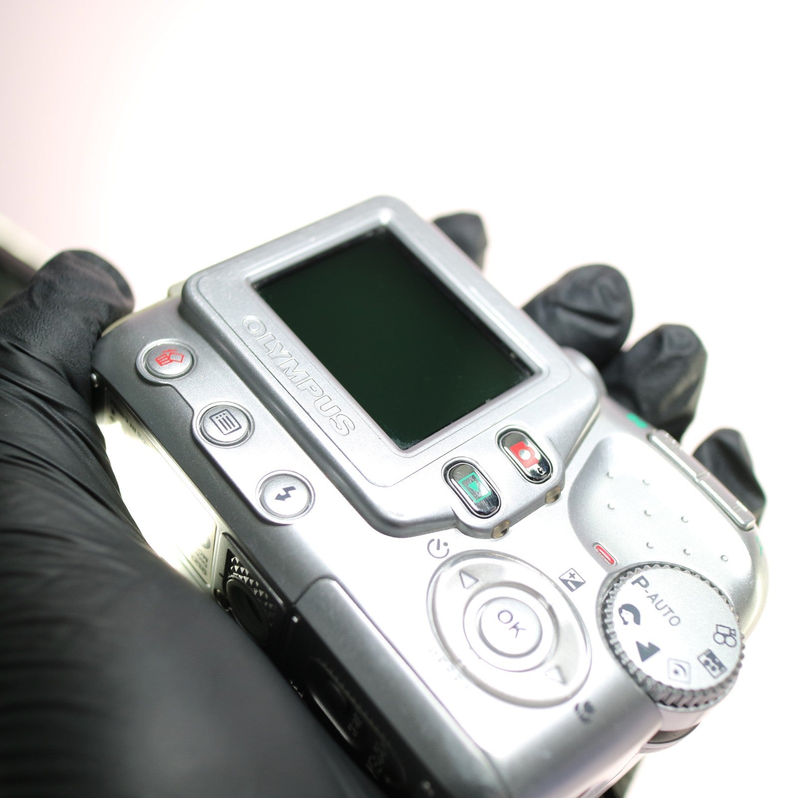 Olympus Digital Camera Camedia C-370 Zoom 3.2MP Silver Tested