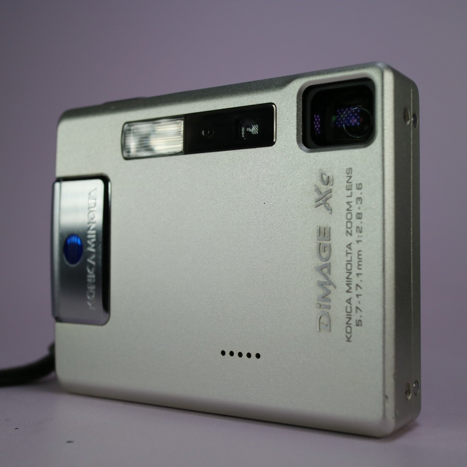 Minolta Dimage Xg 3.2MP Compact Digital Camera Silver Tested