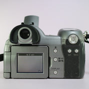 Canon PowerShot Pro90 IS 2.6MP Flip Screen Digital Camera Silver Tested Full Set