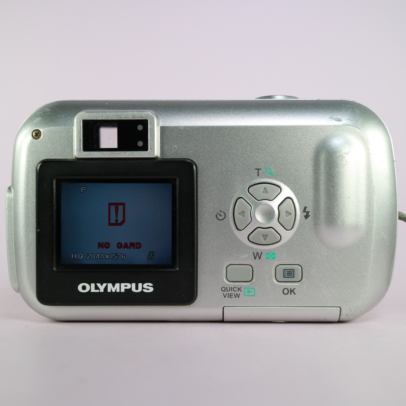 Olympus Digital Camera Camedia D-395 2.0MP Silver Tested