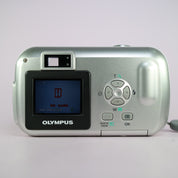 Olympus Camedia C-160 Zoom 2.0MP Compact Digital Camera Silver Tested