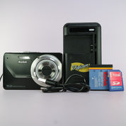 Kodak Digital Camera EasyShare M340 10.2MP Black Tested Full Working Set