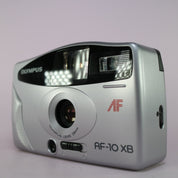 Olympus AF-10 XB 35mm Film Point and Shoot Camera Silver Tested