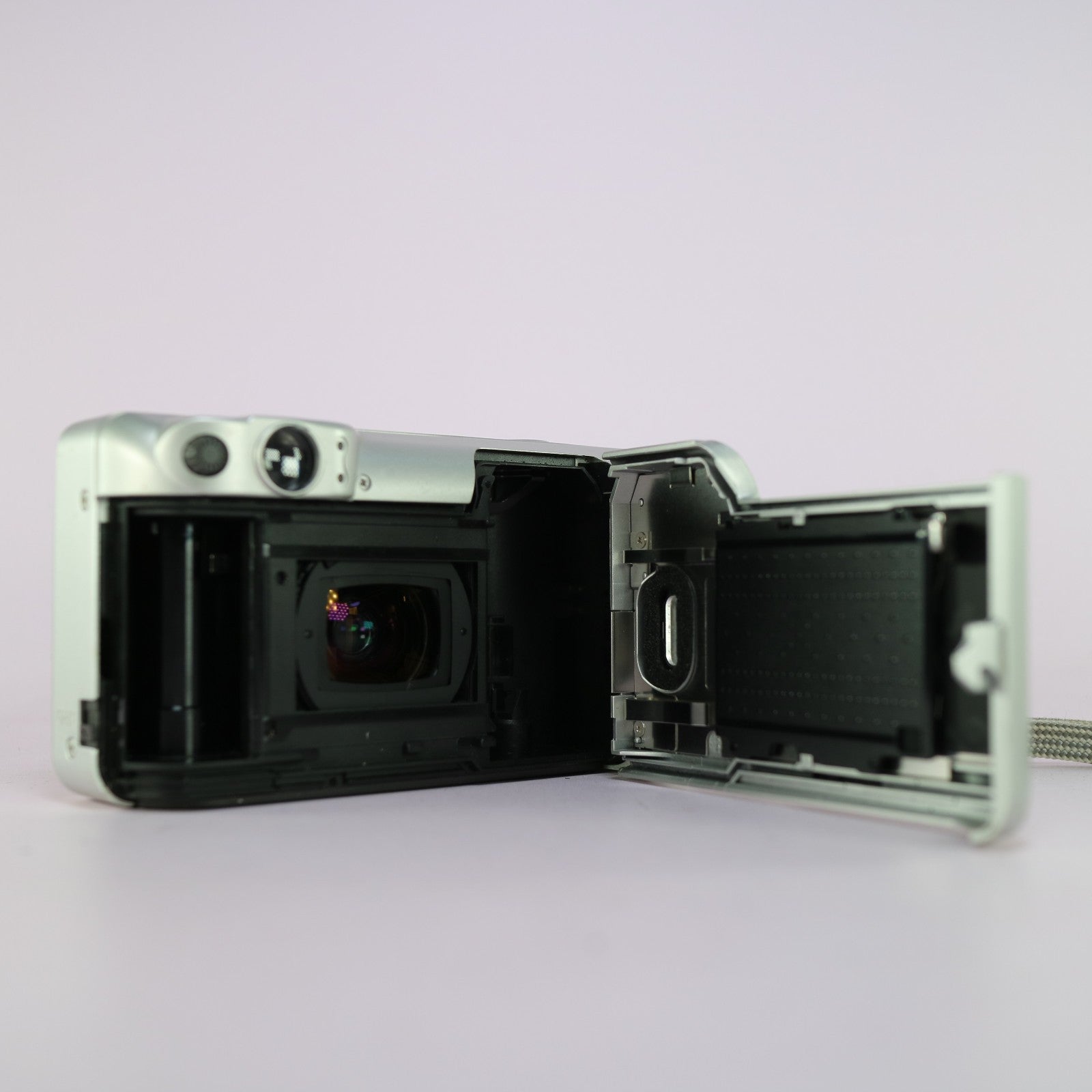 Canon Prima Super 155 35mm Film Point and Shoot Camera Silver Tested