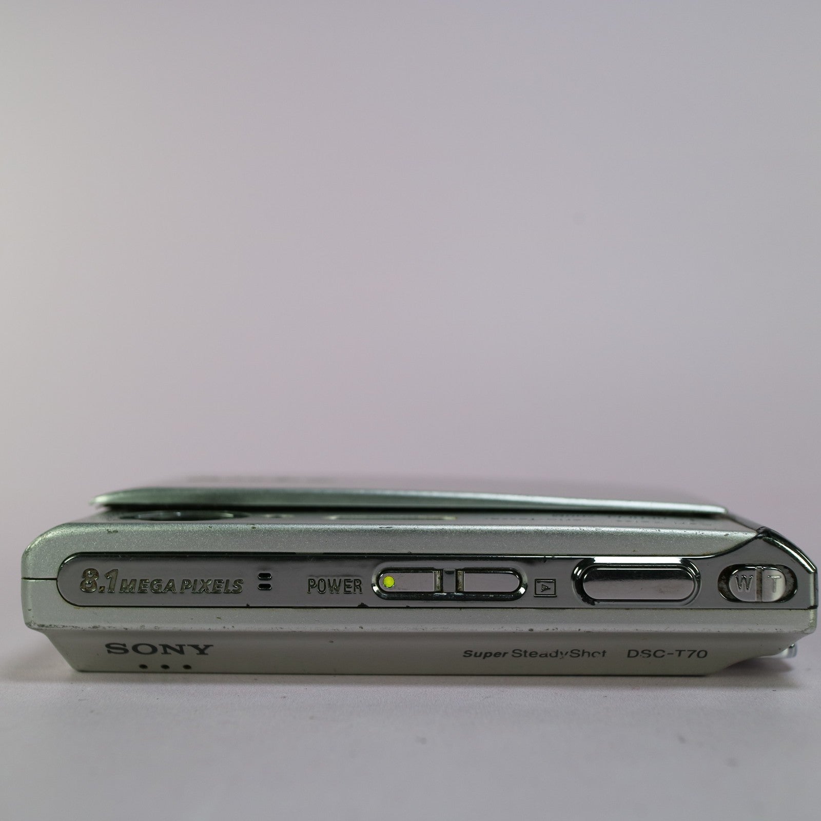 Sony Digital Camera Cybershot DSC-T70 8.1MP Silver Tested