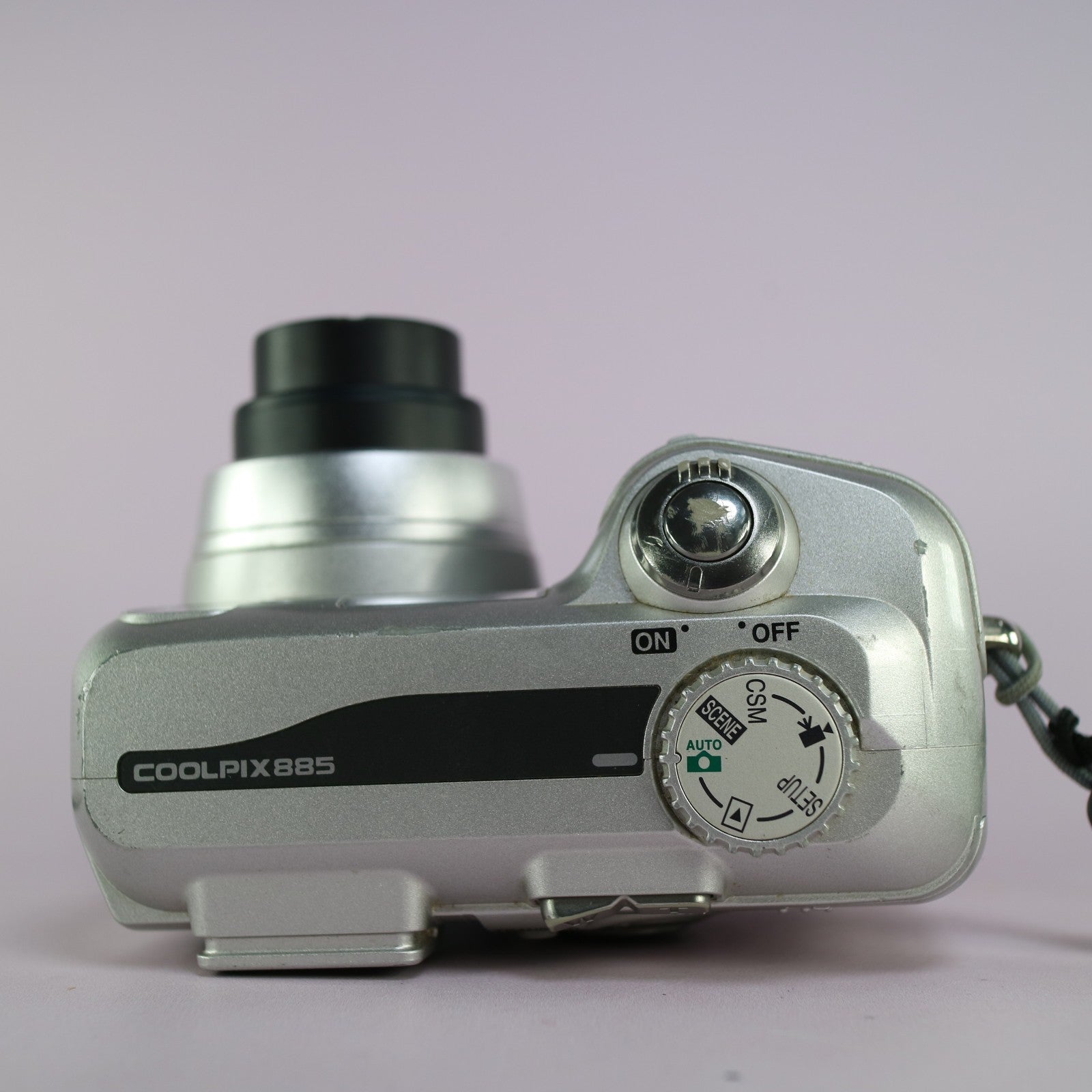 Nikon Digital Camera Coolpix 885 3.2MP Silver Tested