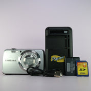 Samsung Digital Camera PL22 14.2MP Silver Tested Full Working Set