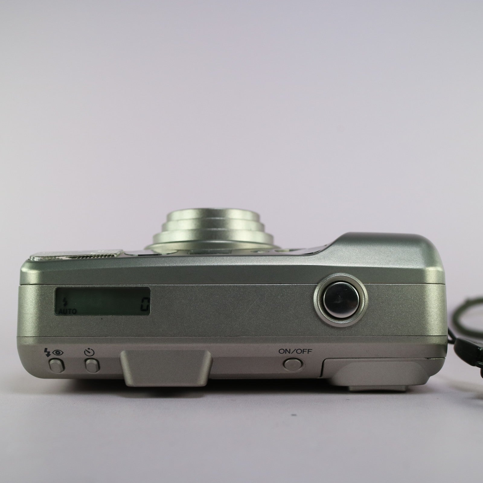 Minolta Riva Zoom 115 35mm Film Point and Shoot Camera Silver Tested