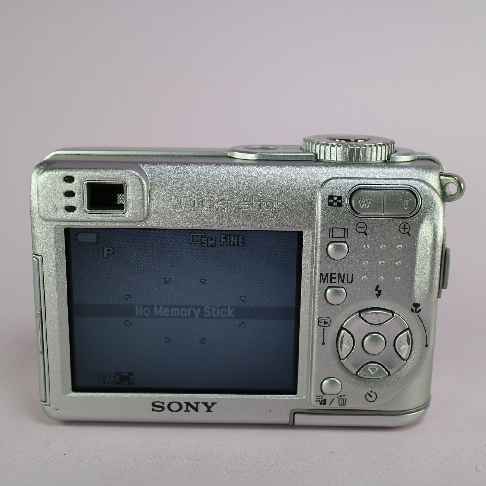 Sony Digital Camera Cybershot DSC-W1 5.1MP Silver Tested