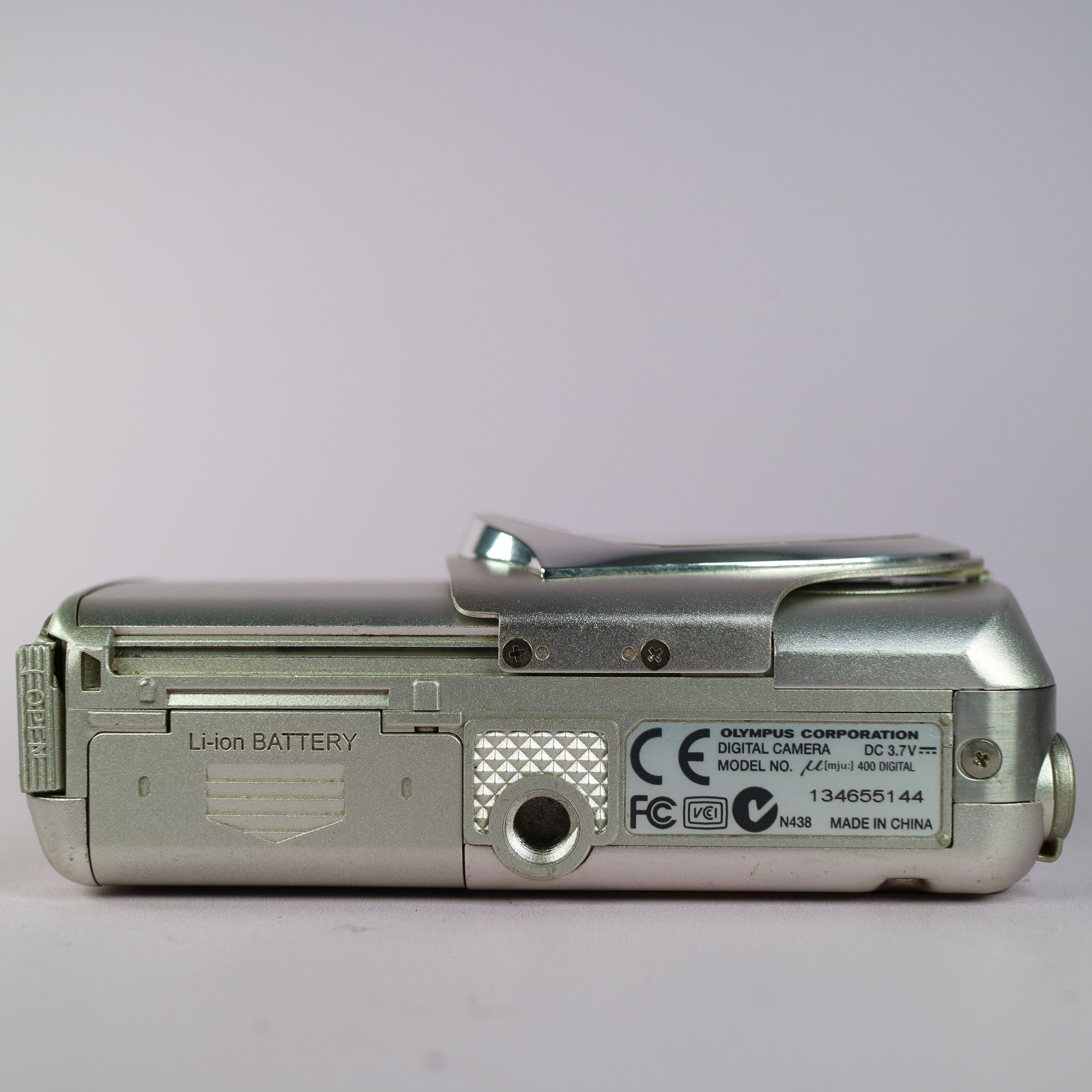 Olympus Digital Camera Mju 400 4.0MP Silver Tested