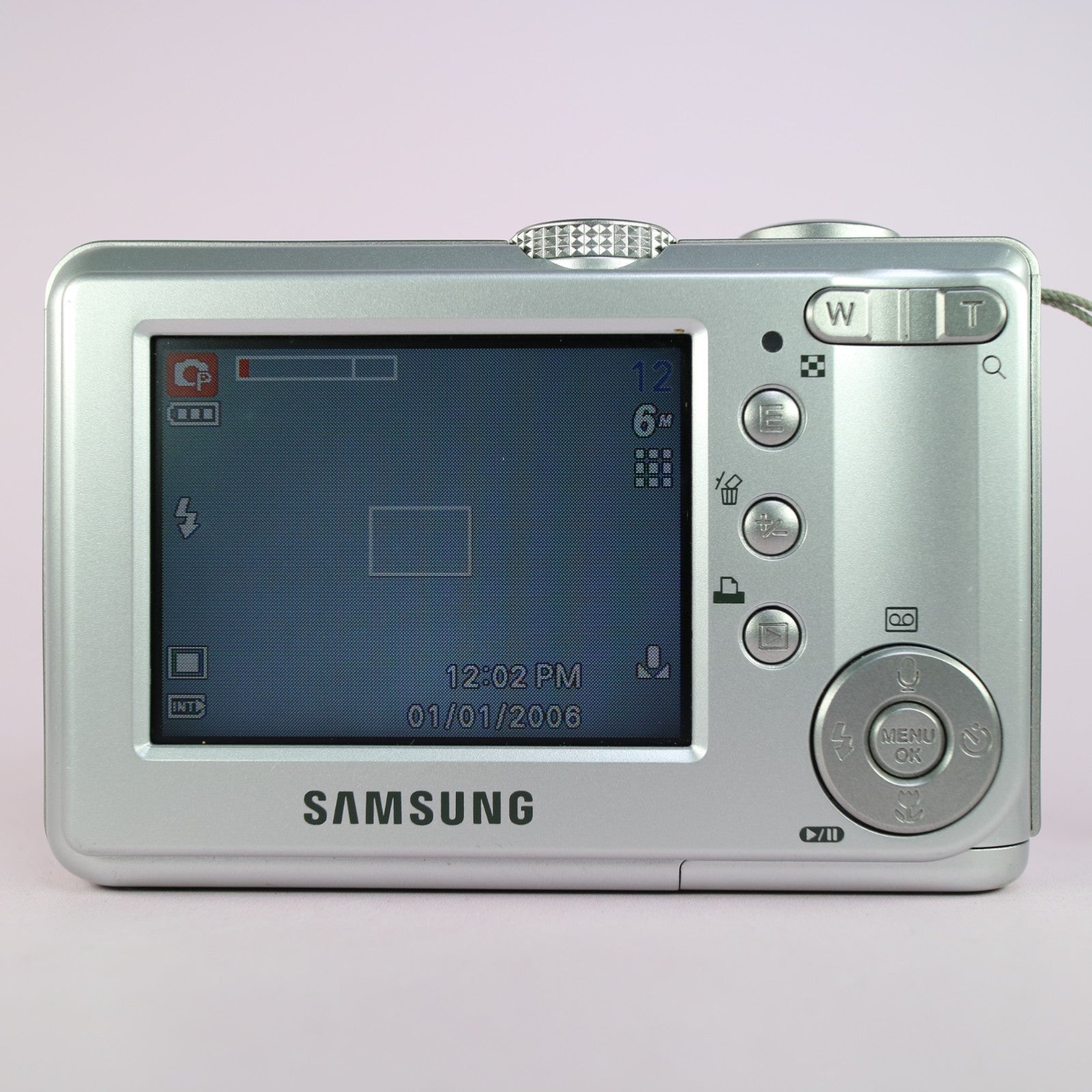 Samsung Digimax S600 6.0MP Compact Digital Camera Silver Tested