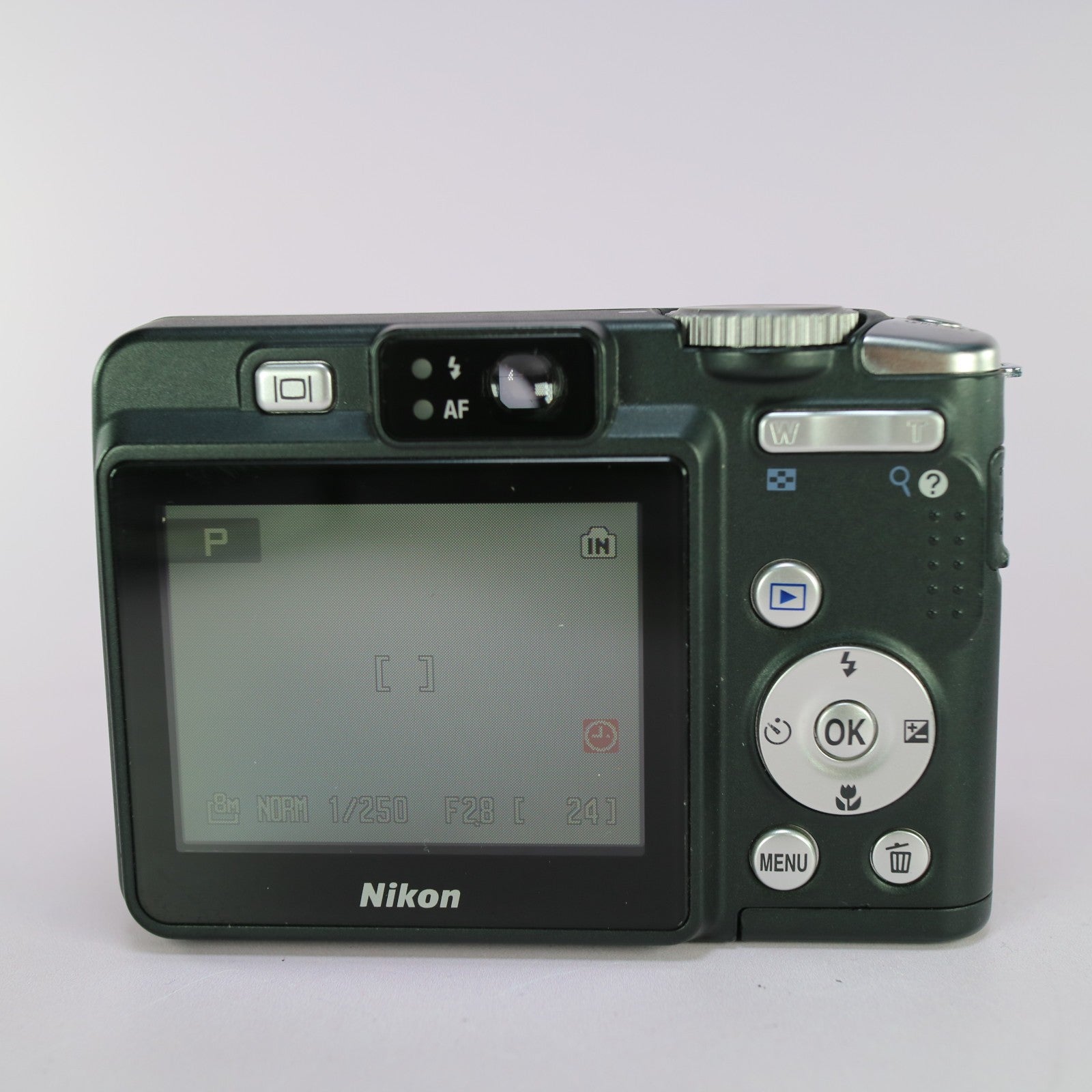Nikon Digital Camera Coolpix P50 8.1MP Black Tested