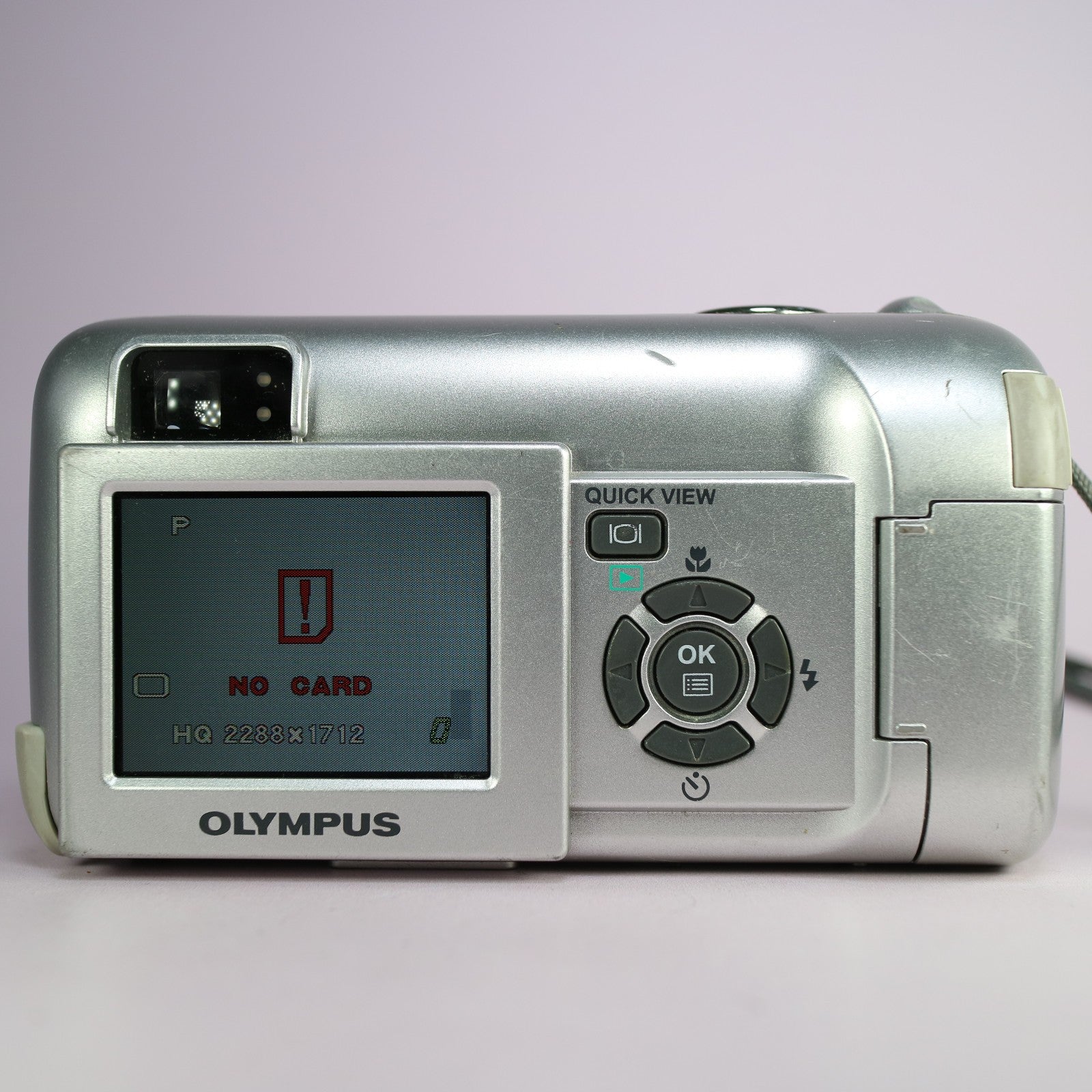 Olympus Digital Camera Camedia C-450 Zoom 4.0MP Silver Tested