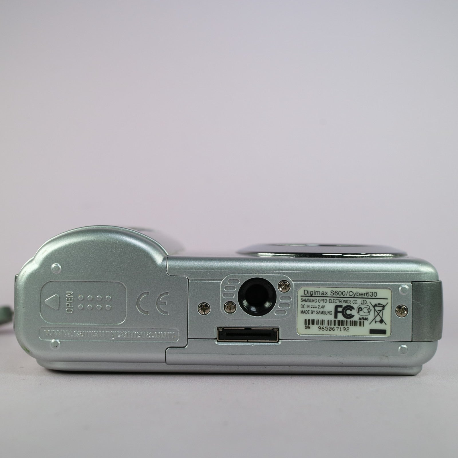 Samsung Digimax S600 6.0MP Compact Digital Camera Silver Tested