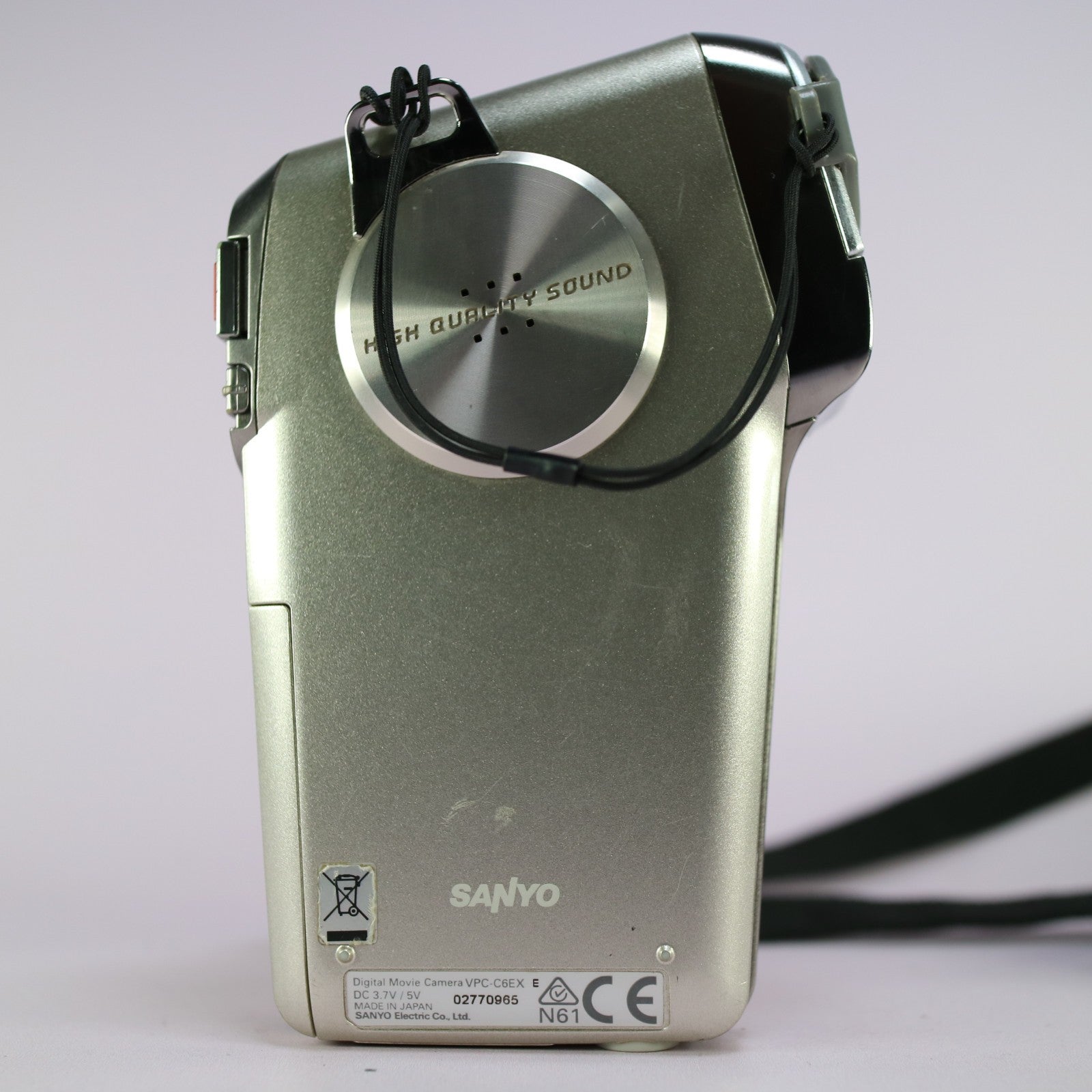 Sanyo Xacti VPC-C6 6.0MP Compact Digital Video Recorder Silver Tested Full Set