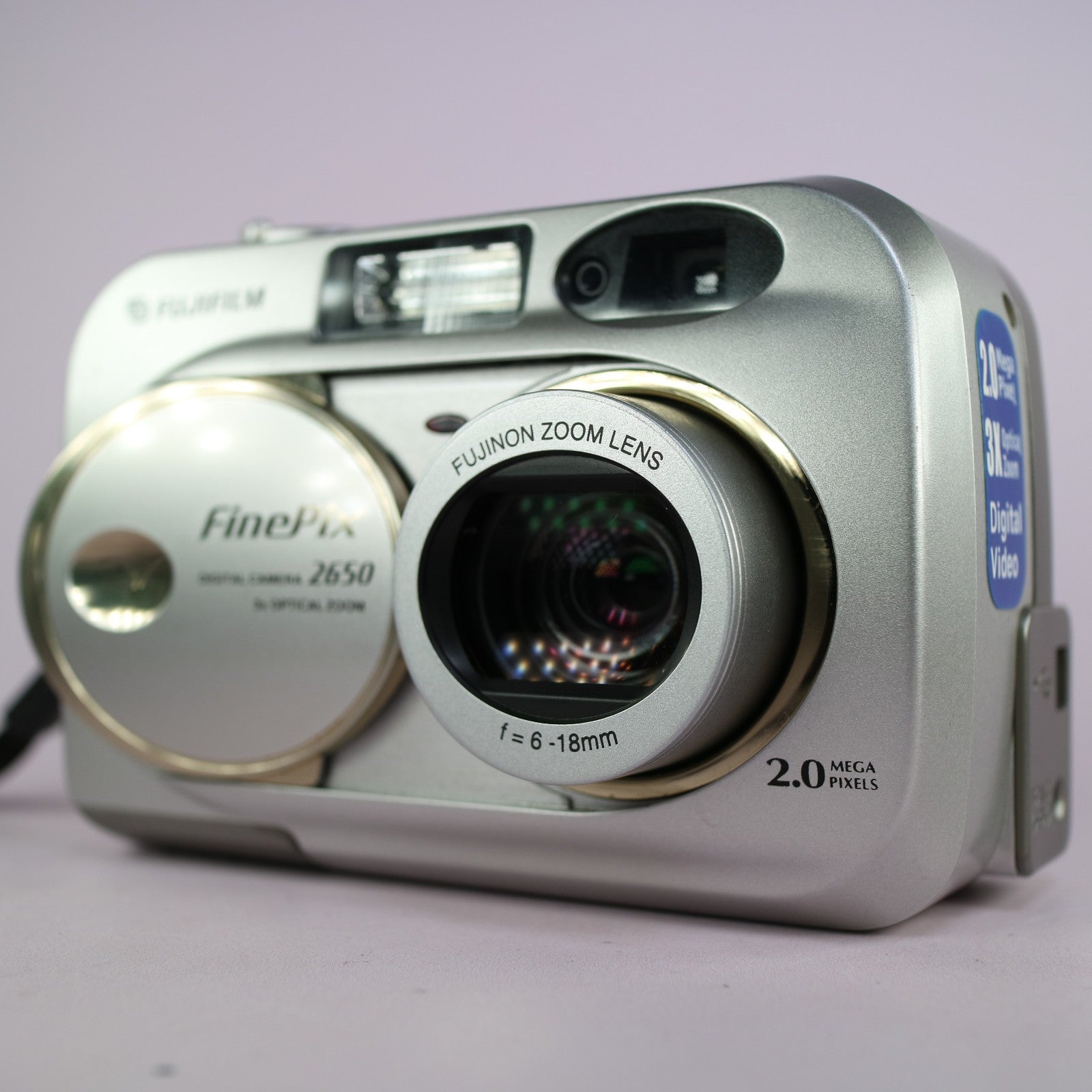 Fujifilm Digital Camera FinePix 2650 2.0MP Silver Tested