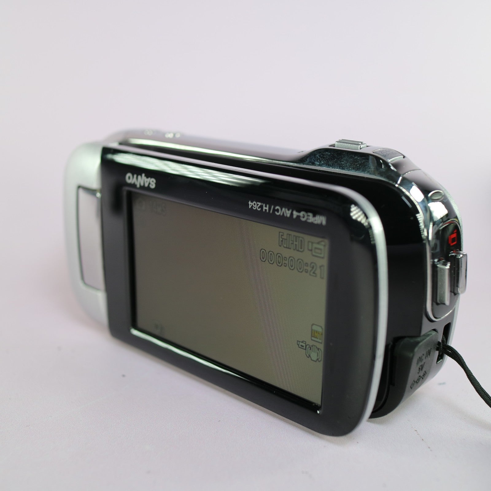Sanyo Xacti VPC-GH1 Digital Camcorder Silver Tested Full Working