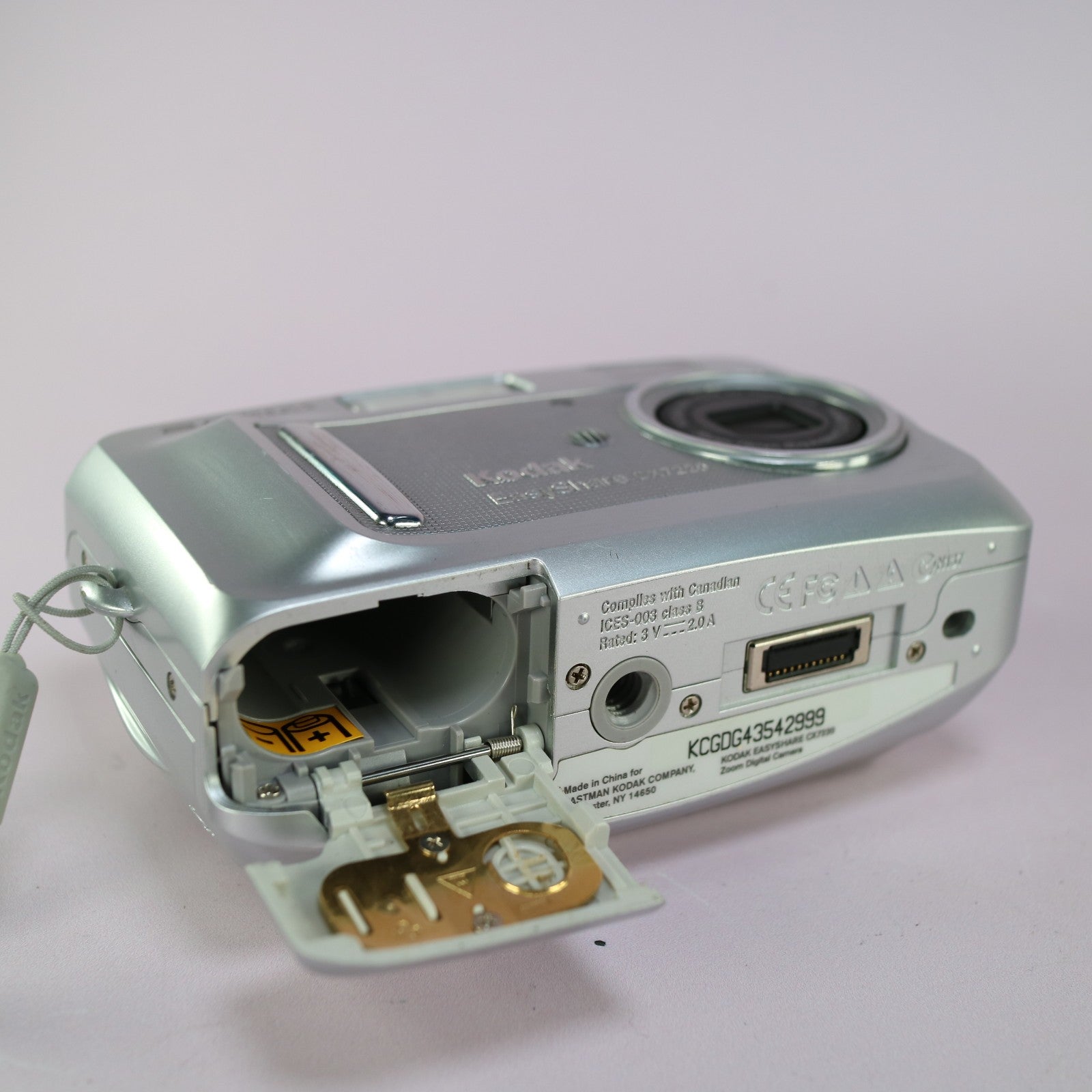 Kodak Digital Camera EasyShare CX7220 2.0MP Silver Tested