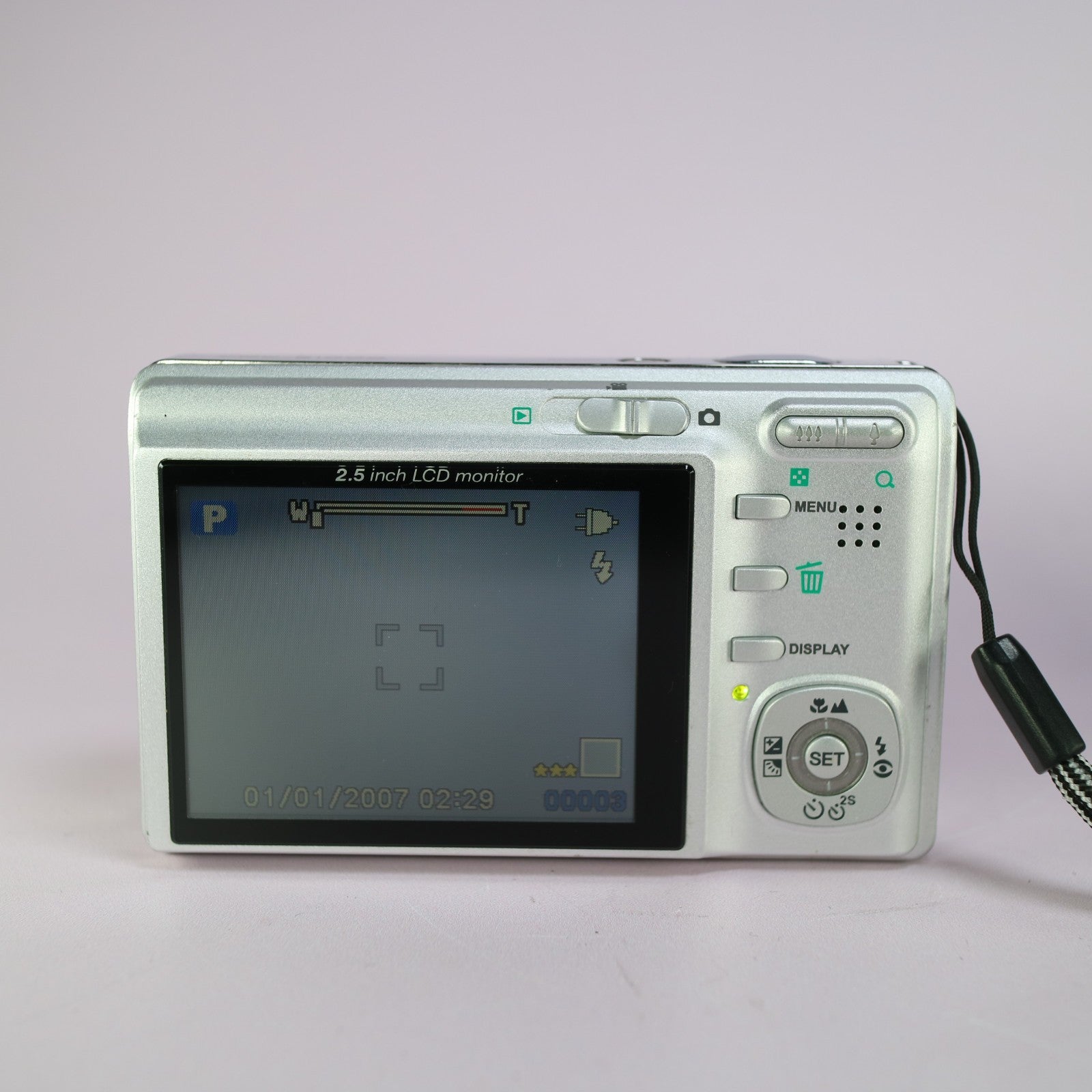 Sanyo VPC-E1000 10.0MP Compact Digital Camera Silver Tested Full Working Set