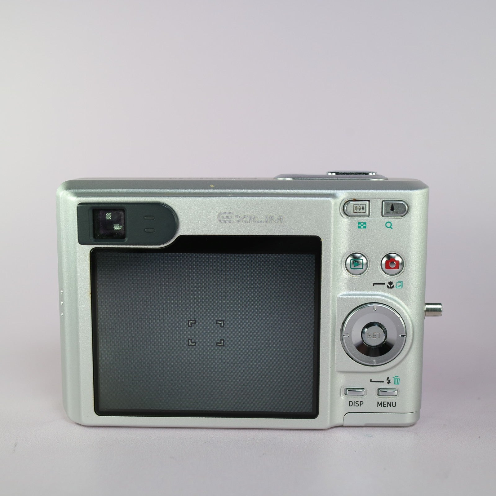 Casio Digital Camera Exilim EX-Z55 5.0MP Silver Tested Full Working Set