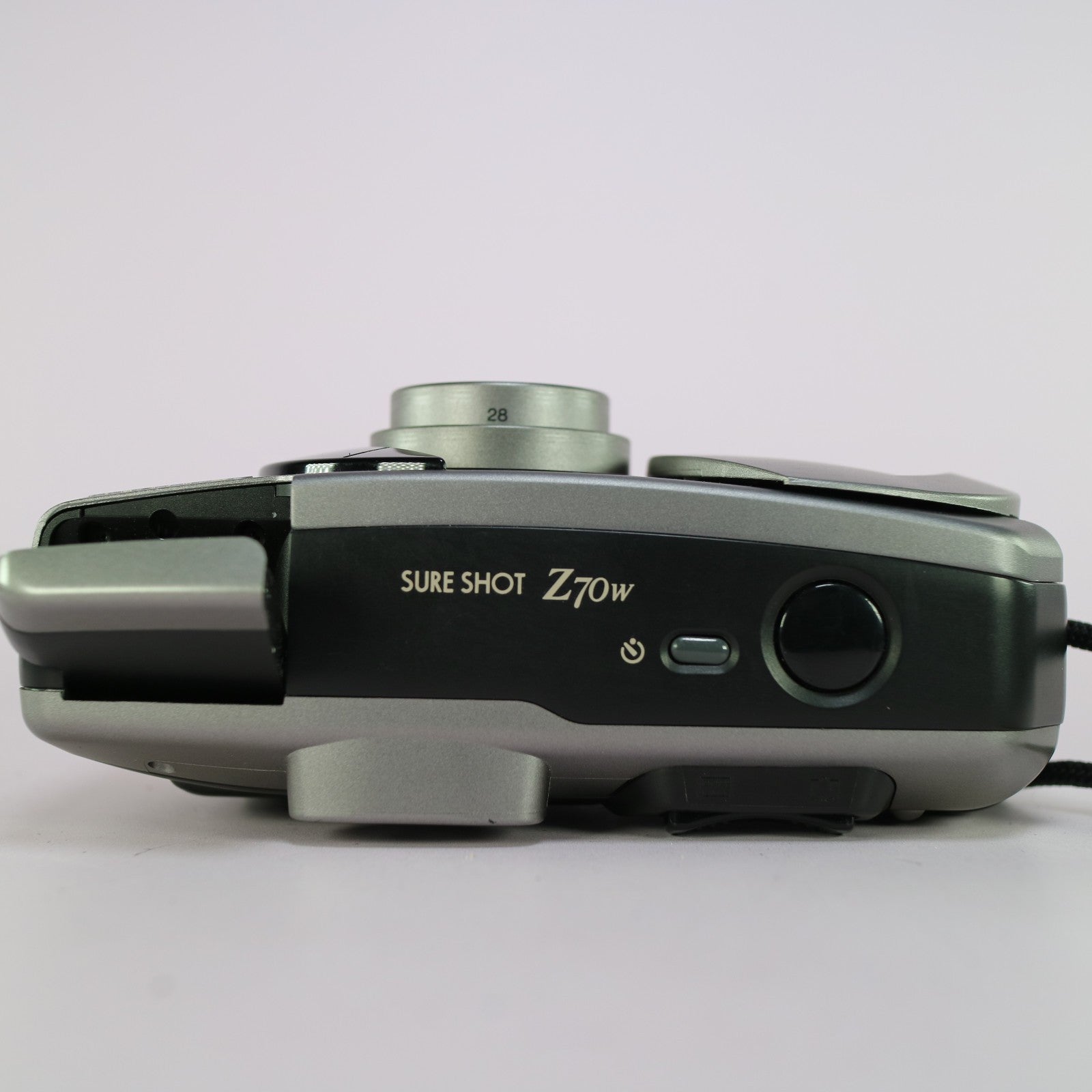 Canon Sure Shot Z70w 35mm Film Point and Shoot Camera Silver Tested