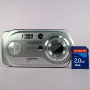 Samsung Digital Camera Digimax A5 5.0MP Silver Tested