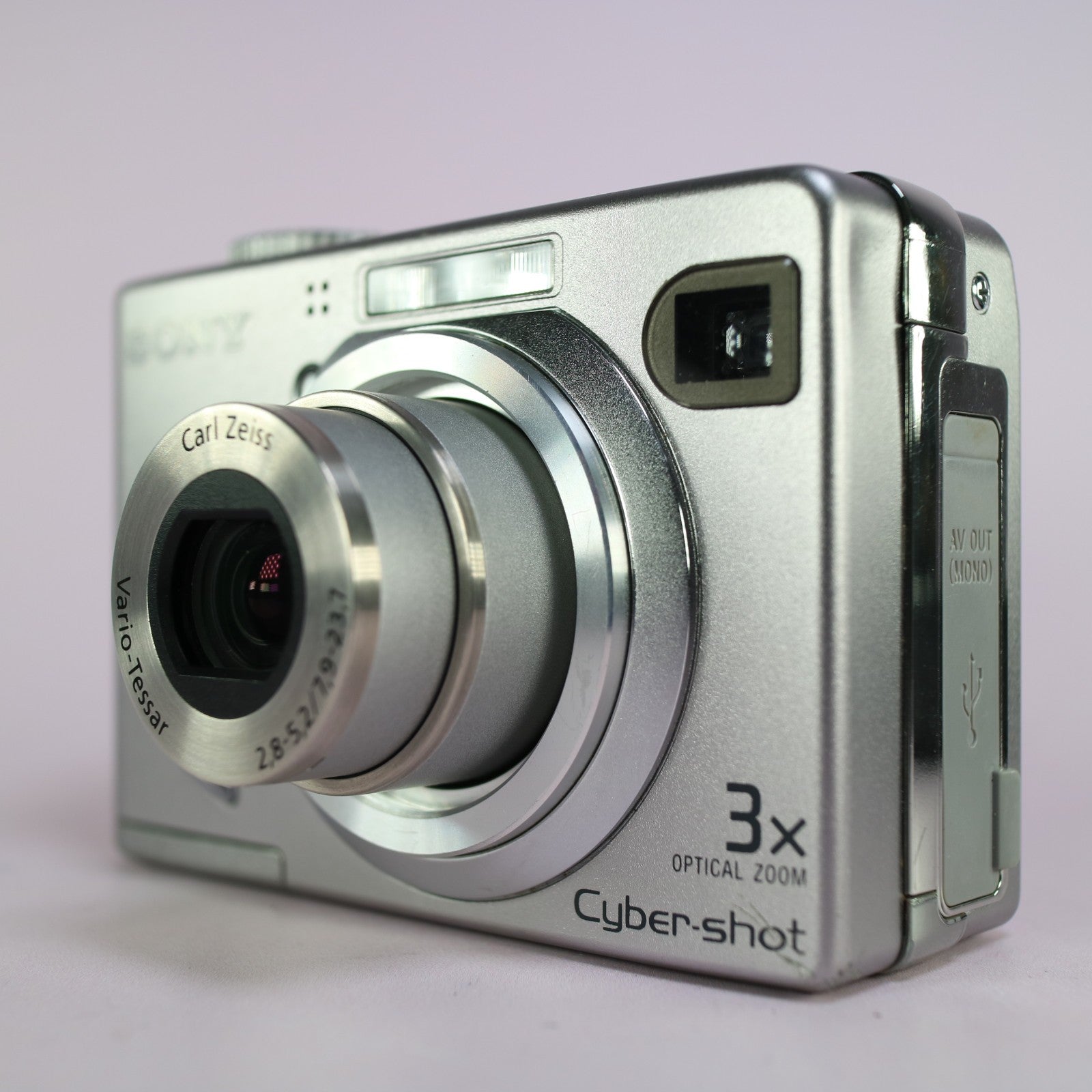 Sony Digital Camera Cybershot DSC-W5 5.1MP Silver Tested