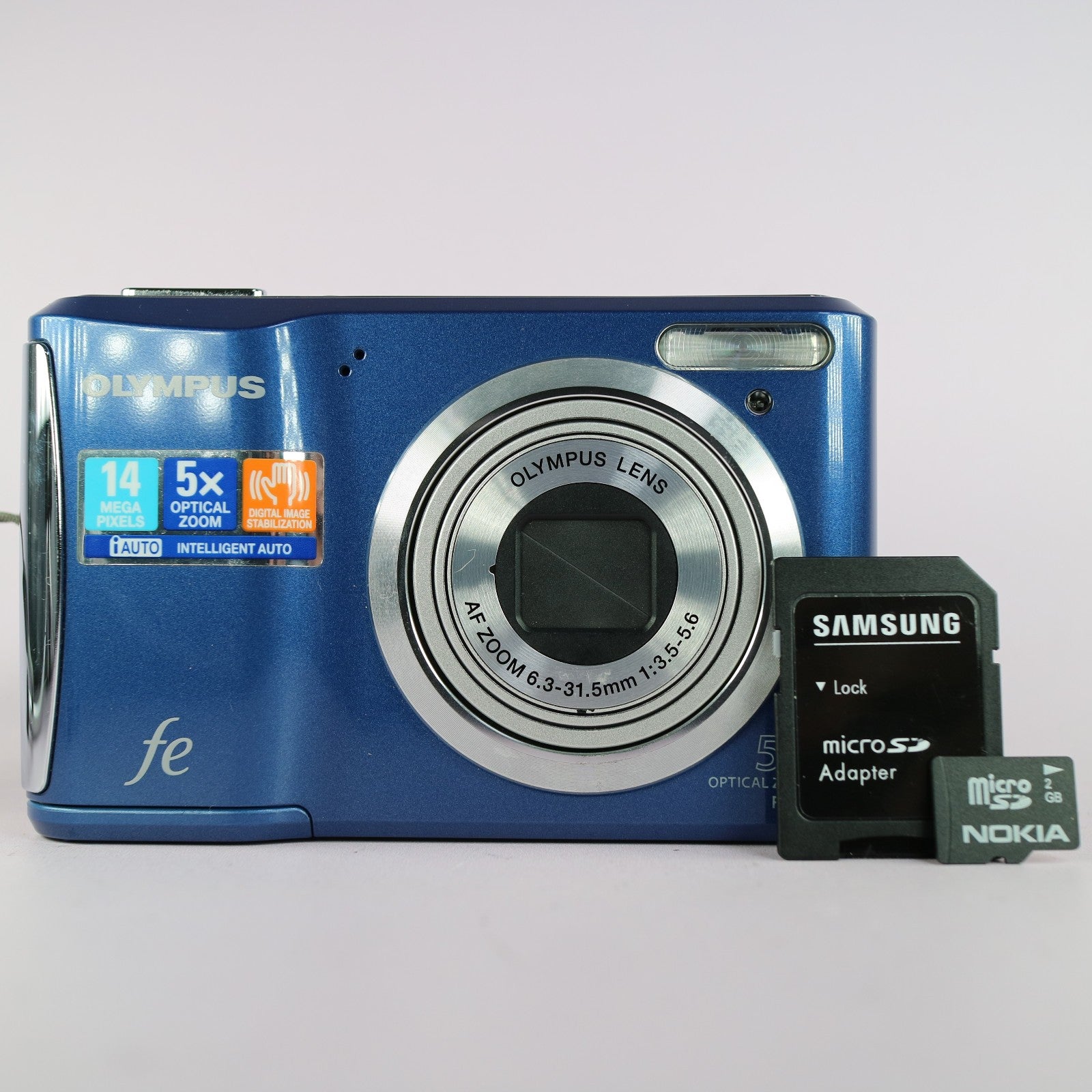 Olympus Digital Camera FE-47 14.0MP Blue Tested