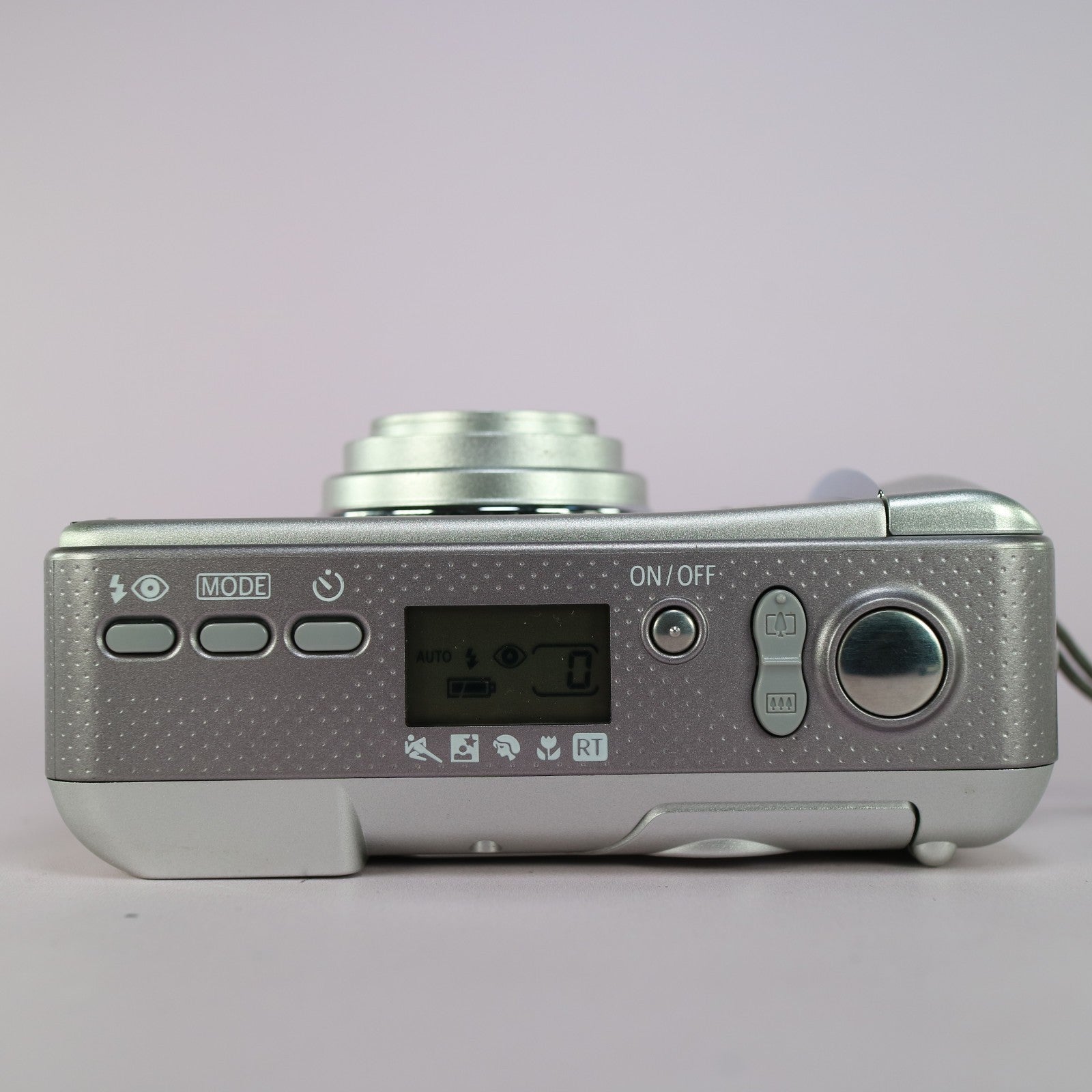 Canon Sure Shot 115u 35mm Film Point and Shoot Camera Silver Tested