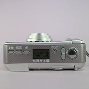 Canon Sure Shot 115u 35mm Film Point and Shoot Camera Silver Tested
