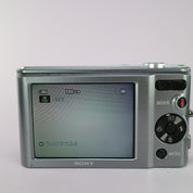 Sony Digital Camera Cybershot DSC-W810 20.1MP Silver Tested Full Working Set
