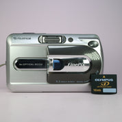 Fujifilm Digital Camera FinePix A330 3.2MP Silver Tested With xD Card