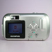 Olympus Camedia C-160 Zoom 2.0MP Digital Camera Silver Tested With xD Card