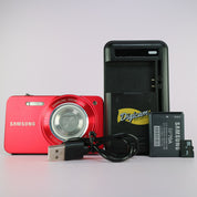Samsung Digital Camera ST90 14.2MP Red Tested Full Working Set