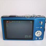 Panasonic Digital Camera Lumix DMC-TZ20 14.1MP Blue Tested Full Working Set