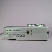 Sanyo VPC-E1000 10.0MP Compact Digital Camera Silver Tested Full Working Set