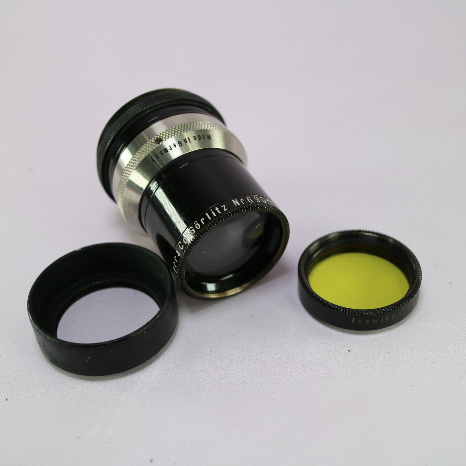 Hugo Meyer Gorlitz Telemegor 15cm f/5.5 Telephoto Lens M39 / L39 Leica Mount