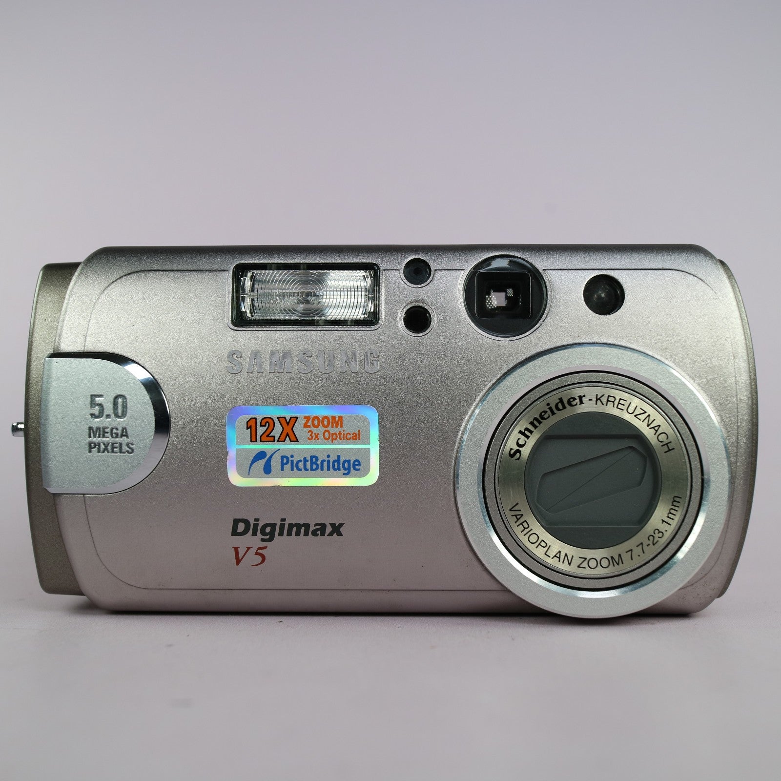 Samsung Digital Camera Digimax V5 5.0MP Silver Tested