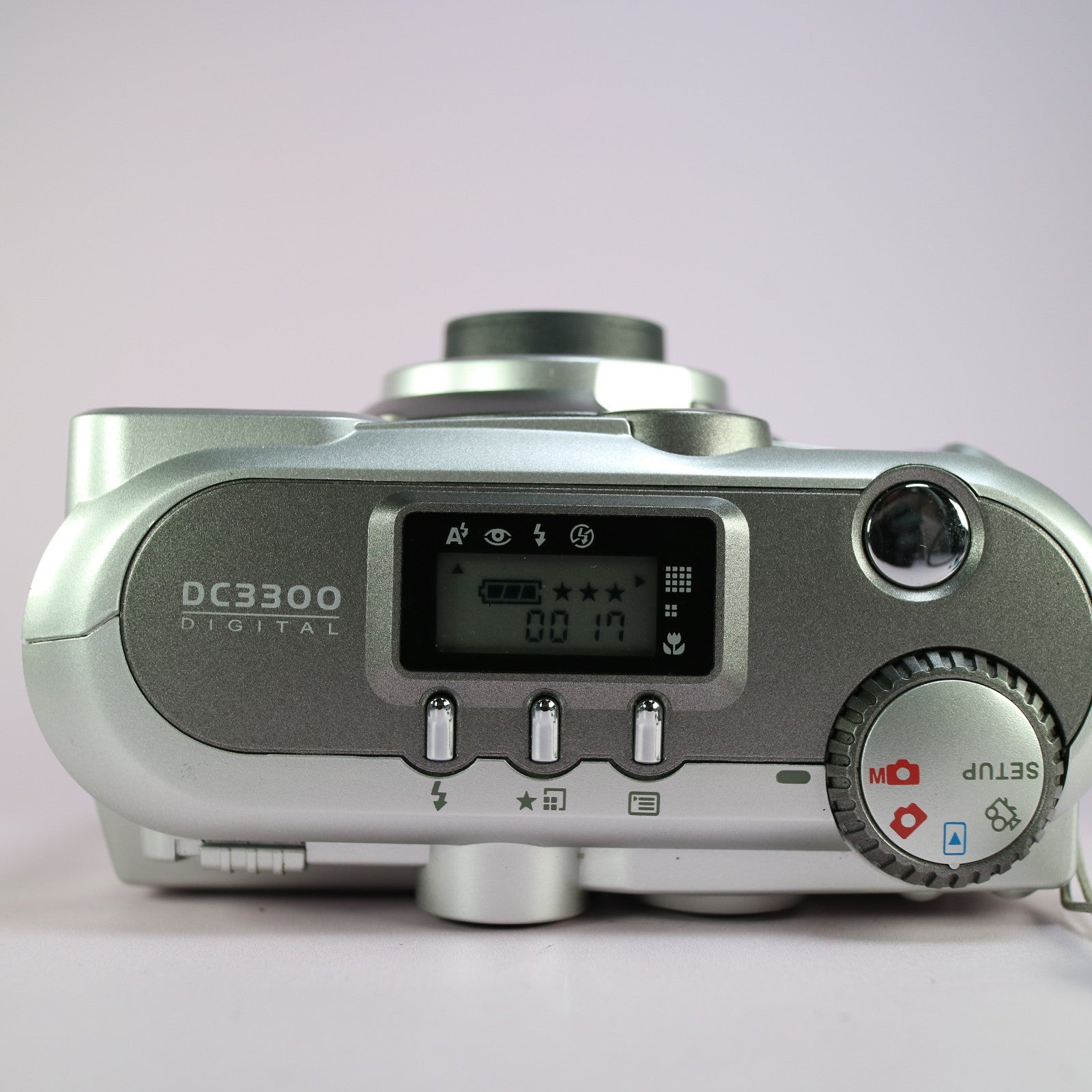 Traveler Digital Camera DC3300 3.3MP Silver Tested