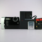 Olympus Digital Camera Mju 850 SW 8.0MP Silver Tested Full Set