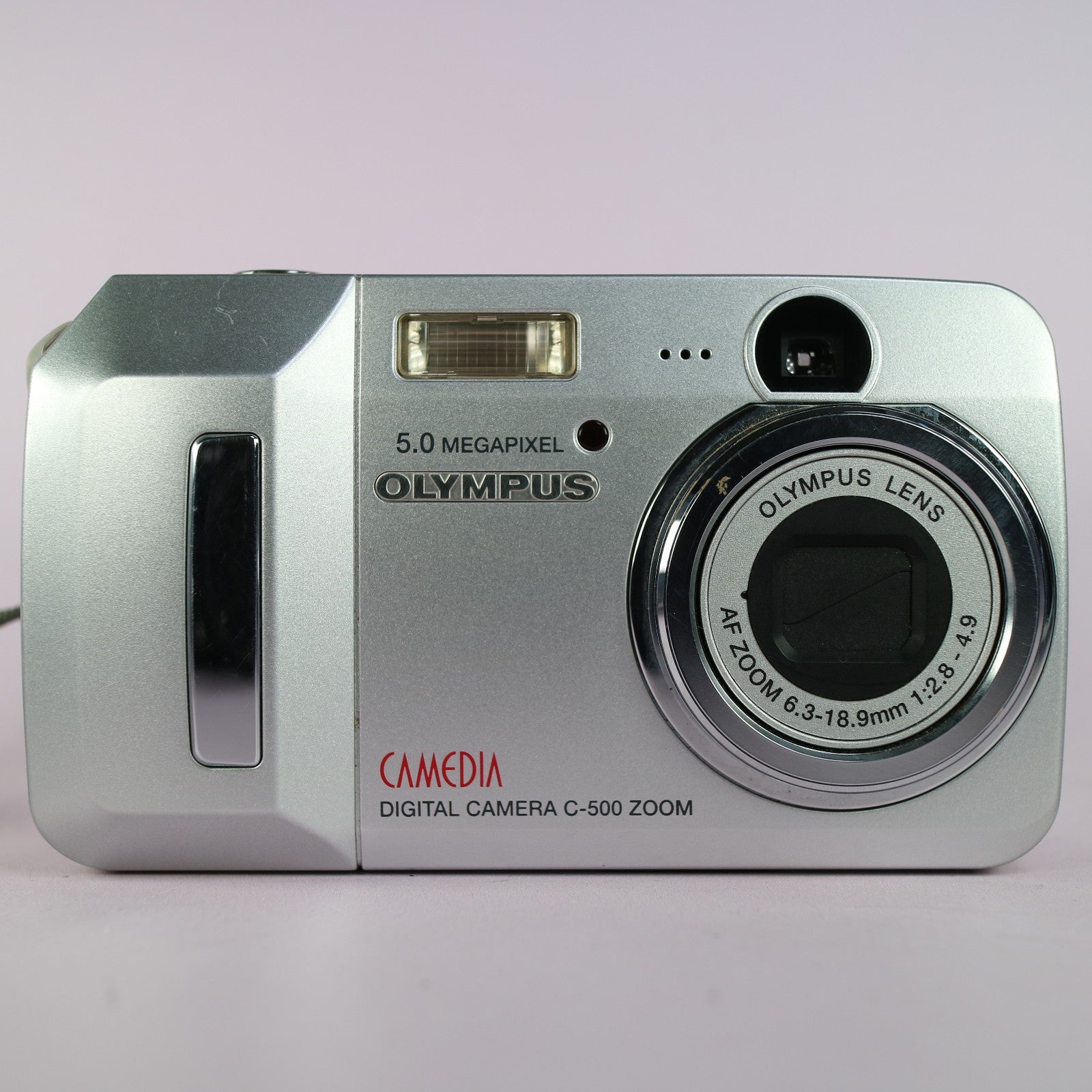 Olympus Digital Camera Camedia C-500 Zoom 5.0MP Silver Tested