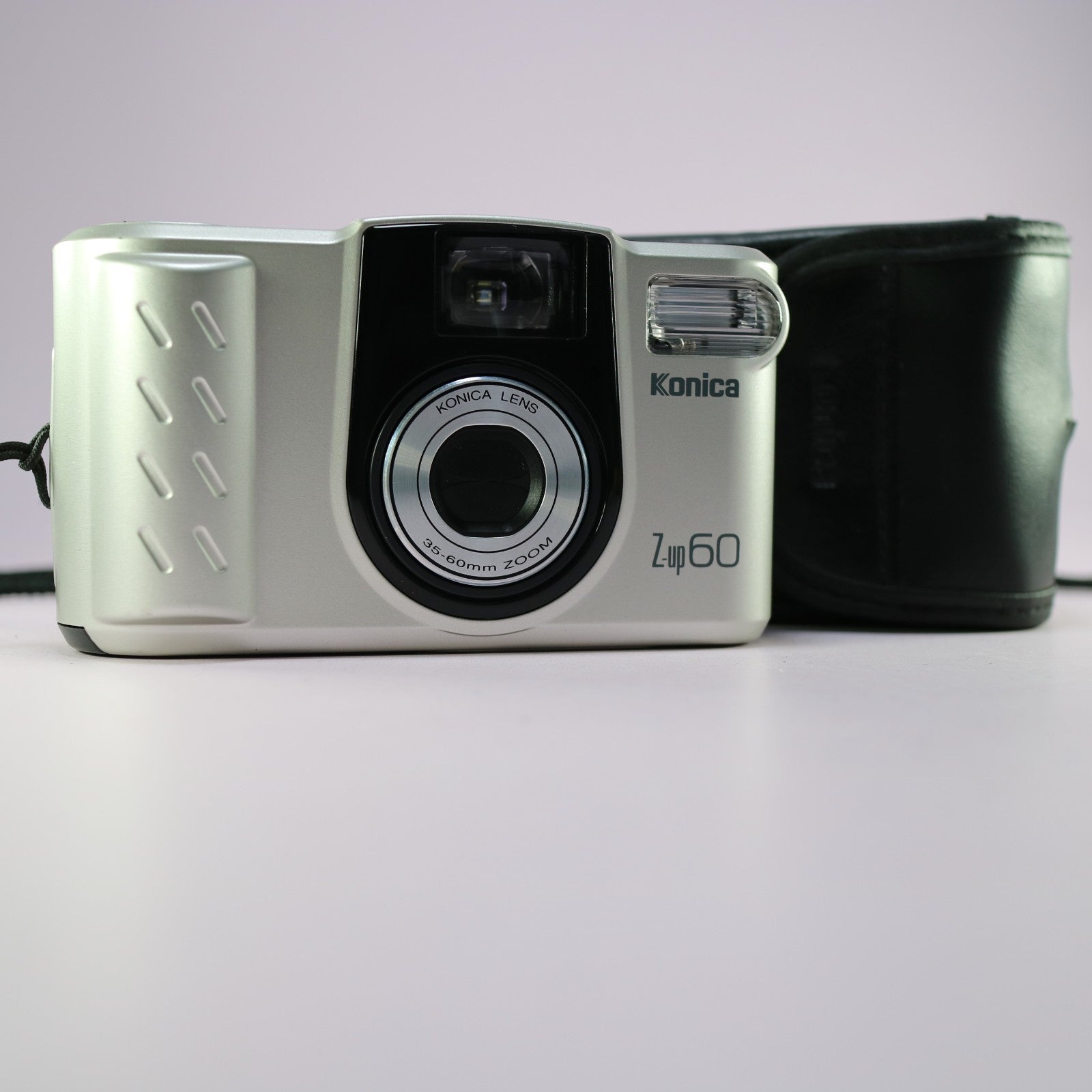Konica Z Up 60 35mm Film Point and Shoot Camera Silver Tested