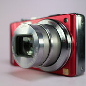 Panasonic Digital Camera Lumix DMC-TZ20 14.1MP Red Tested Full Working Set